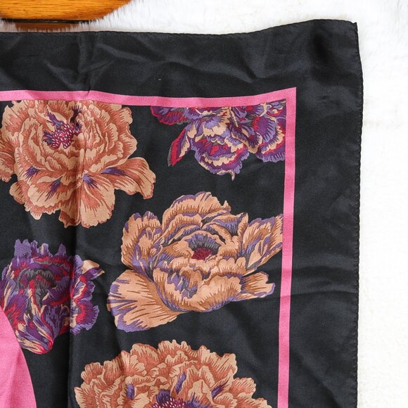 COACH Silk Square Scarf With Kaffe Fassett Print - Picture 7 of 10